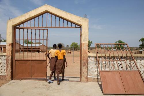 Main entrance into Goriko School. Talensi District, Ghana. March 16, 2016.